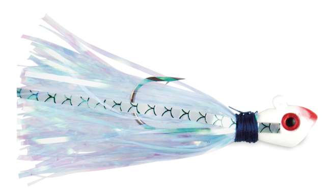 C & H Lures No Alibi Alien Jig Inshore Lure - 1/2oz Prl Blu/Transparent