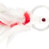 C & H Lures No Alibi Trolling Feather Rigged - 1 oz. - White/Red