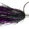 C & H Mini Turbo Slammer - 5.5" w/ Cable Bait Rig Purple/Black Shimmer - MTSBC Purple/Black Shimmer