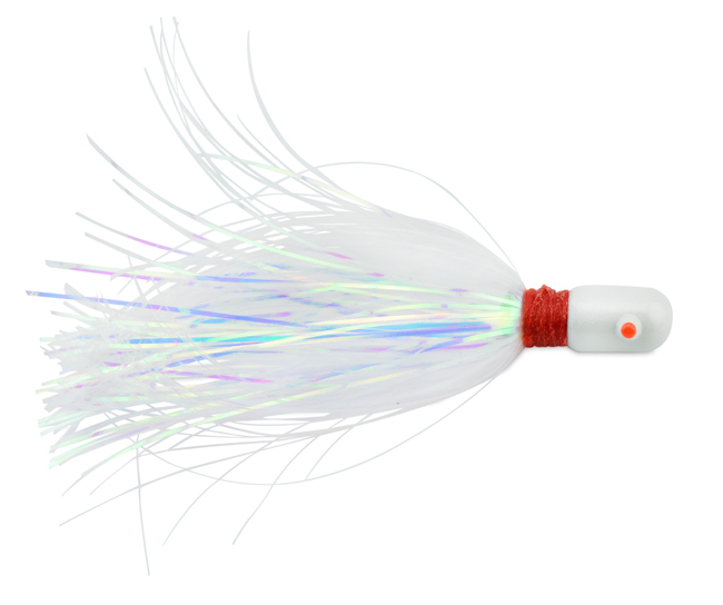 C & H Pearl Baby Lure - 3/4oz - Pearl Tinsel