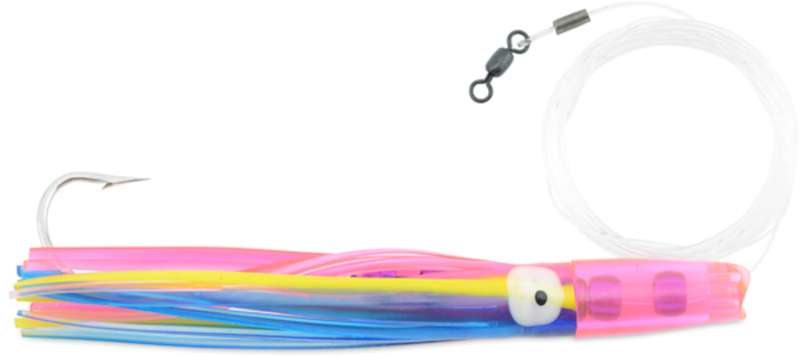 C & H Rattle Jet Rigged & Ready - Blue/Pink Skirt