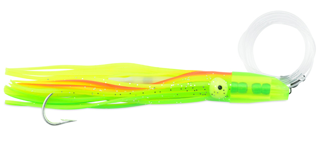 C & H Rattle Jet XL Lure - Rigged - Green/Yellow