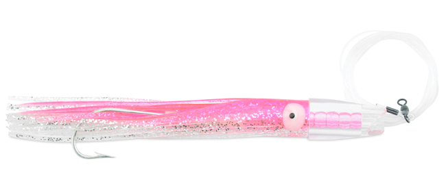 C & H Rattle Jet XL Lure - Rigged - Pink/Silver/Purple