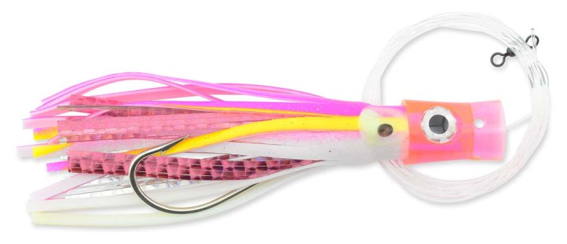 C & H Stubby-Bubbler Lures Pink/White/Pink Mylar