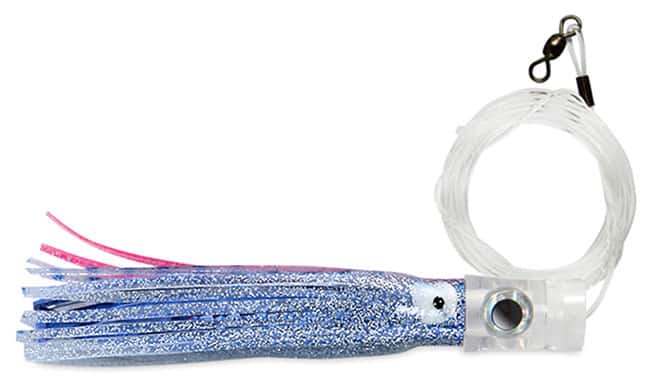 C & H Stubby-Bubbler Lures Silver/Blue Mylar