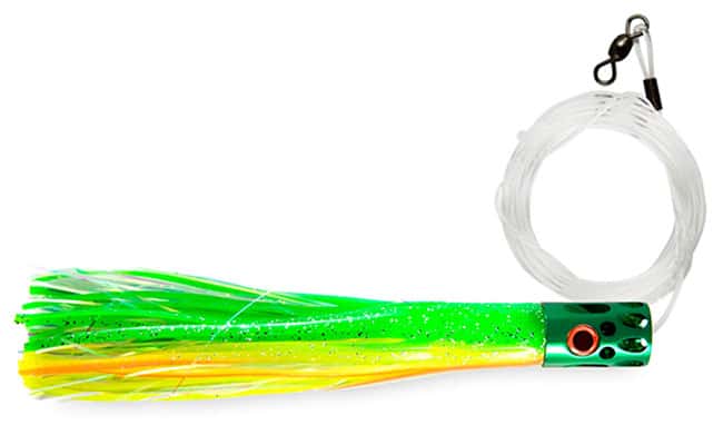 C & H Turbo Whistler Lures Green/Chartreuse Orange Pearl - RRTW Green/Chartreuse Orange Pearl