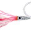 C & H Wahoo Whacker Feather Lure - 10in - Pink/White