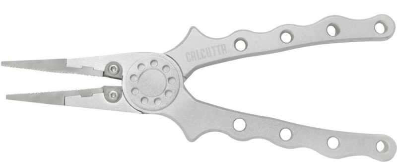 Calcutta Aluminum Pliers Straight Jaw w/ Cutter - 7 in. - FPB02S-GS