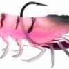 Chasebaits Flick Prawn Heavy - 3.7in - Pink Devil