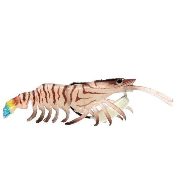 Chasebaits Flick Prawn JNR - 2.5in - Tiger Prawn