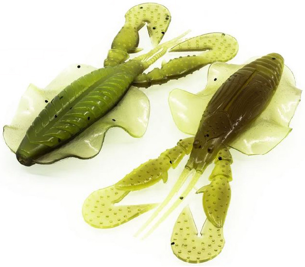 Chasebaits Love Bug - 4in - Green Pumpkin Chartreuse