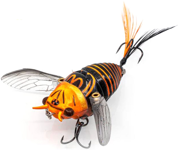 Chasebaits Ripple Cicada - 1.75in - Orange Devil