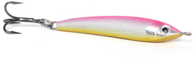 Clarkspoon Minnow Jig - 1-1/2oz - Pink/Silver/Chartreuse