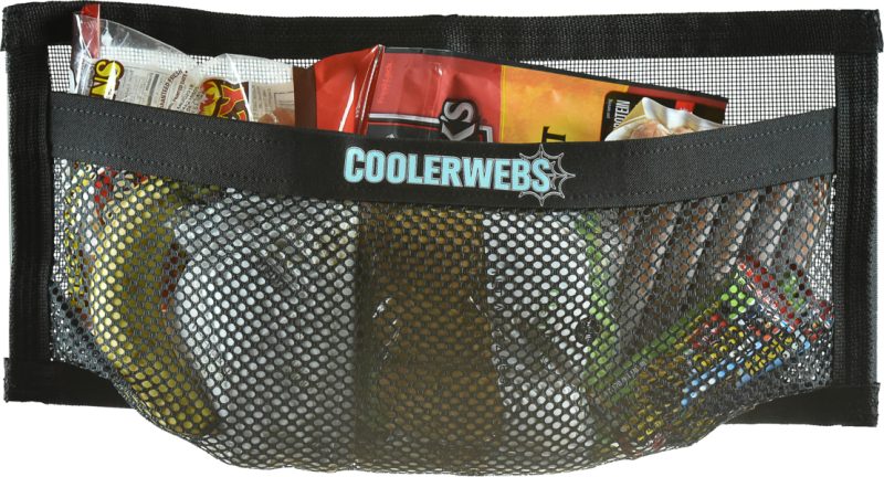 CoolerWebs Large 20in x 9in Cooler Lid Storage Pocket