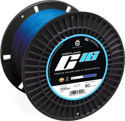 Cortland C16 Hollow Super Braid Fishing Line - 100lb - Blue - 1500yd