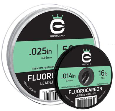 Cortland Fluorocarbon Leader Material - 12lb - 30yds