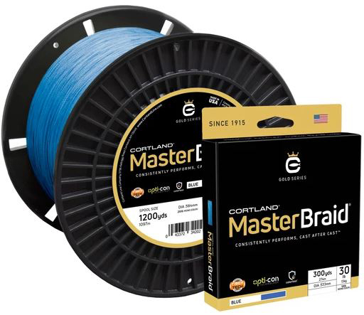 Cortland Master Braid Fishing Line - 100lb - 1500yd - Blue