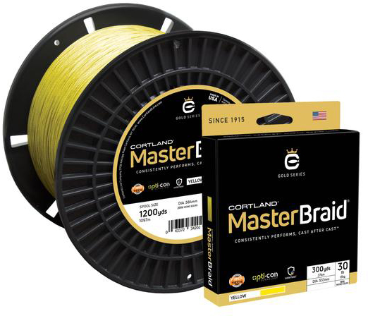 Cortland Master Braid Fishing Line - 10lb - 150yd - Yellow