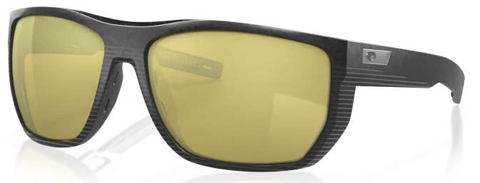 Costa Santiago Sunglassess - Net Black Frame/Silver Mirror Lens
