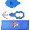 Cuda Microfiber Towel/Titanium Bonded Rescue Knife Kit