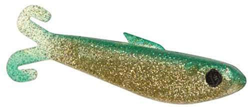 DOA Bait Buster Trolling Model 342 Near Clear/Gold Glitter/Green Back