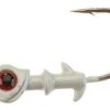 DOA C.A.L. Jig Heads 1/8oz 3 Pack 421 White-Red Eye