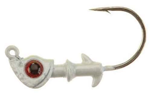 DOA C.A.L. Jig Heads 3/4oz 3 Pack 421 White-Red Eye