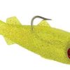 DOA Swimming Mullet Red Eye 318 Chartreuse/Silver Glitter - SM 318 Chartreuse/Silver Glitter