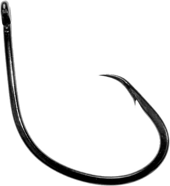 Daiichi D82Z Wide Kirbed Circle Hooks - Black Nickel - 1/0 - 7pk