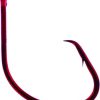 Daiichi D84Z Light Circlechunk Circle Hook - Bleeding Red - 1/0 - 7pk