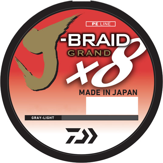 Daiwa J-Braid Grand - Gray Light - 150 Yards - 10lb