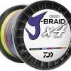 Daiwa J-Braid X4 Braided Line - Multi-Color - 80lb - 3300yd