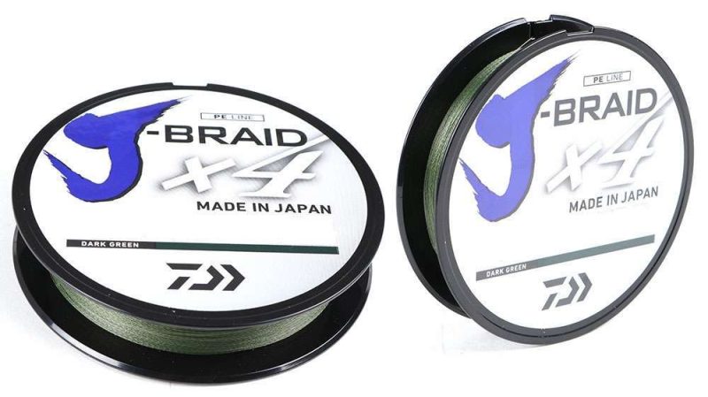 Daiwa J-Braid X4 Dark Green Line - 150yds 10 - JB4U-150DG 10