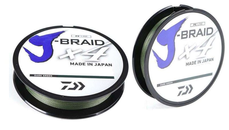 Daiwa J-Braid X4 Dark Green Line - 150yds - 30lb with Line Cutter