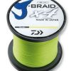 Daiwa J-Braid X4 Fluorescent Yellow Line - 3000yds 50