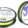 Daiwa J-Braid X4 Fluorescent Yellow Line - 300yds 15