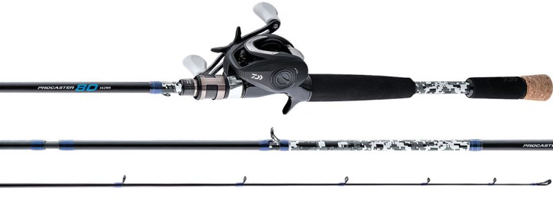 Daiwa PC80HSG662MH ProCaster 80 Baitcasting Combo