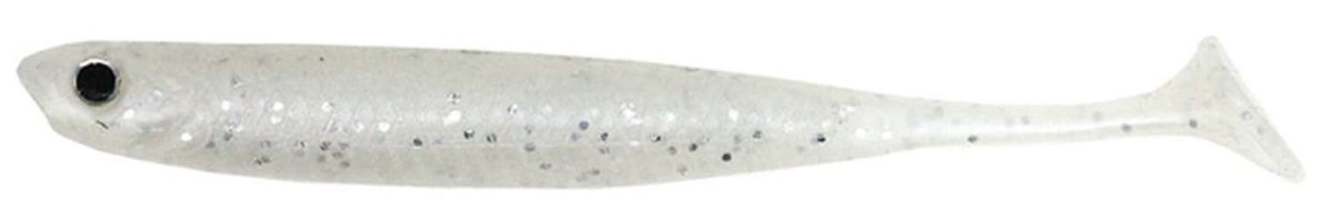 Damiki ANCVYSD-4 Anchovy Shad Soft Bait - 4in White Silver Flake