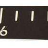 Deep Blue Starboard Fish Ruler - 42 in. - Black/White/Black