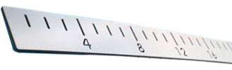 Deep Blue Starboard Fish Ruler - 42 in. - White/Black/White