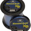 Diamond Braid Generation III X9 Braided Line - Blue - 25lb - 300yd