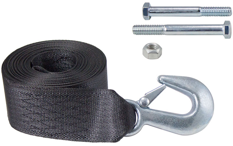 Dutton-Lainson 6248 Heavy Duty Winch Strap and Hook - 15'