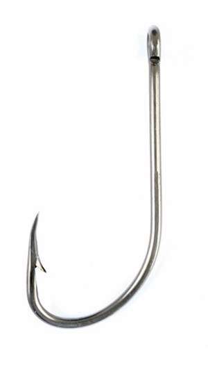 Eagle Claw 084 Plain Shank Offset Hook Bronze - Size 1