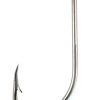 Eagle Claw 084 Plain Shank Offset Hook Size 1/0