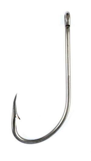 Eagle Claw 084 Plain Shank Offset Hook Size 1/0