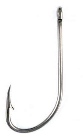 Eagle Claw 084A Plain Shank Offset Hook - Size 1