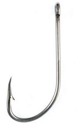 Eagle Claw 085 Plain Shank Offset Hook - Size 2