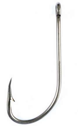 Eagle Claw 085A Plain Shank Offset Hook - A Pack - Size 1