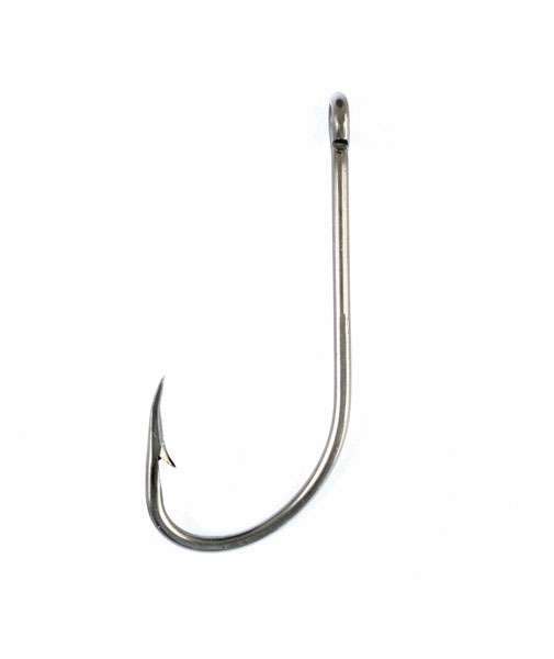 Eagle Claw 089A Plain Shank Offset Hooks - A Pack - Size 6