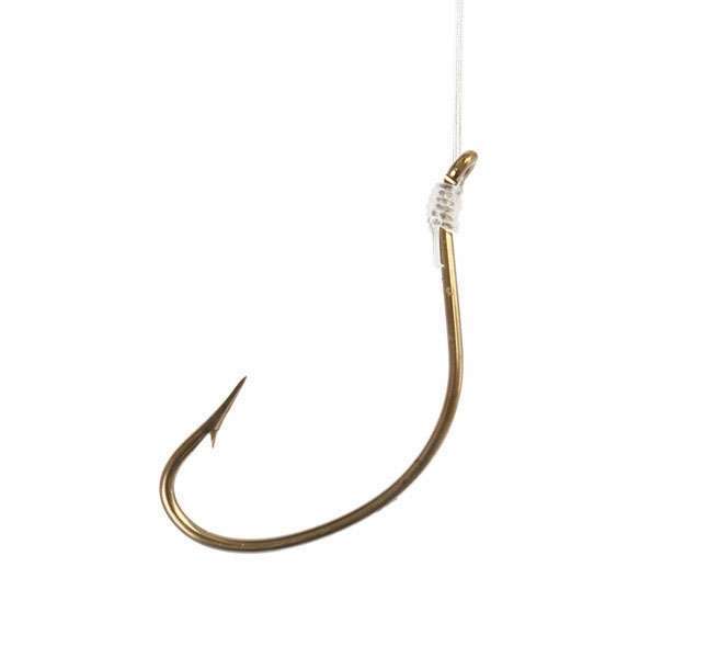 Eagle Claw 147 Kahle Snelled Hooks - Small - Size 6